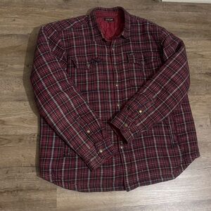 Dark Seas plaid Flannel jacket